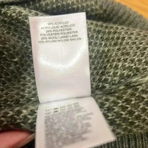 Lucky Brand Wool Blend Camo Sweater NWT Medium - Picture 5 of 5